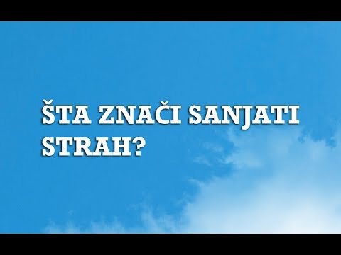 Sanjarica  Sanovnik  ta znai sanjati Strah