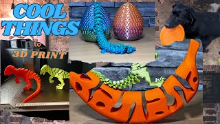 Things You Can 3D Print Right Now! #3dprinting #dragoneggs  #flexiraptor