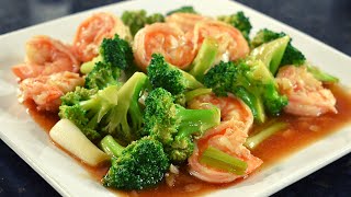 The Best SHRIMP and BROCCOLI in Garlic Sauce