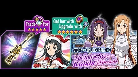 Sword Art Online Memory Defrag - The Integrity Knight of Dreams Settlement Event Full Story