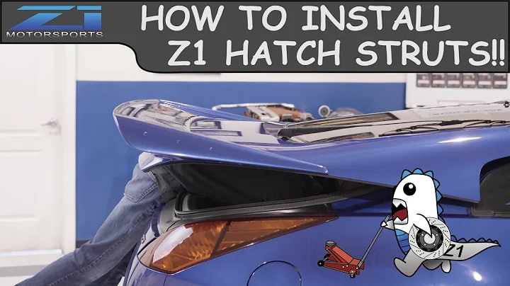 How to install 350z Hatch Struts