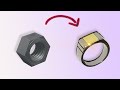 How to make a Ring with a Nut | DIY