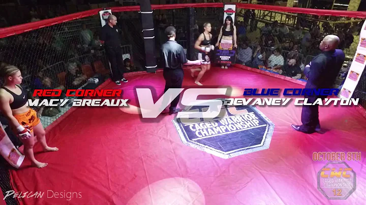 CWC 12 Fight 11   Macy Breaux vs Devaney Clayton