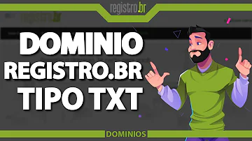 O que é registro TXT do DNS?
