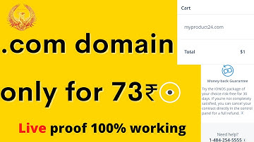 🔥 .Com Domain at Rs.73 | freedomain | Cheapest Domain Offer for Limited Time | FlameBeast