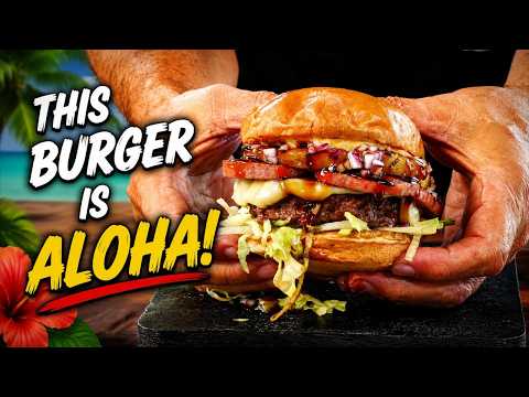 I Made the Ultimate Hawaiian Burger! | Best Hawaiian Burger on YouTube!