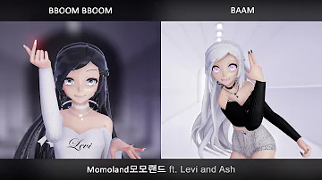 [kpop] Bboom Bboom + Baam (MOMOLAND모모랜드) - Levi & Ash MV cover + lyrics