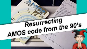 Resurrecting AMOS code from the 90