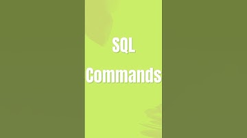 SQL commands 💻⌨ #youtubeshorts #sql #sqlite #sqlserver #sqlcommands #technology #sqlqueries #c #code