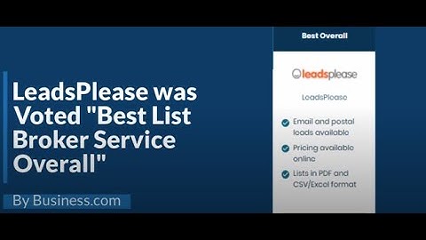 Business Mailing Lists