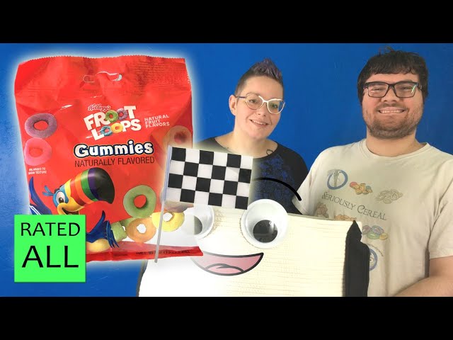 Froot Loops Gummies: Gummy candy inspired by the fruity breakfast cereal.