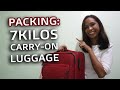 Packing: 7 Kilos Carry-On Luggage | Philippines W/ ENG SUB