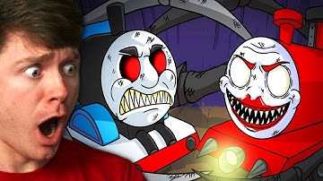 CURSED THOMAS.EXE vs CHOO CHOO CHARLES! (Reaction)