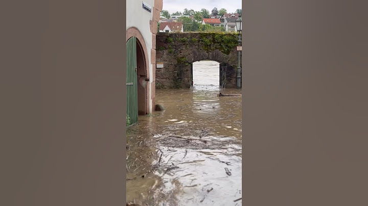 Hochwasser #hochwasser #neckar #badenwuerttemberg #bergstraße #hirschhorn #altstadt