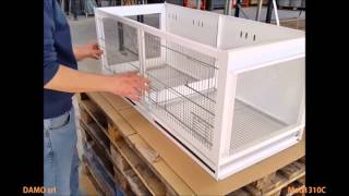 Breeding Cage  Voliera per allevamento Model 1310C (With paper)