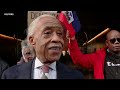 Aktivist Al sharpton kanpe an kwa kont demisyon Claudine Gay kom prezidan inivesite Harvard