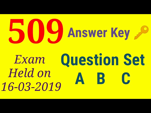 509 Answer Key l SMDN Tutorial class=
