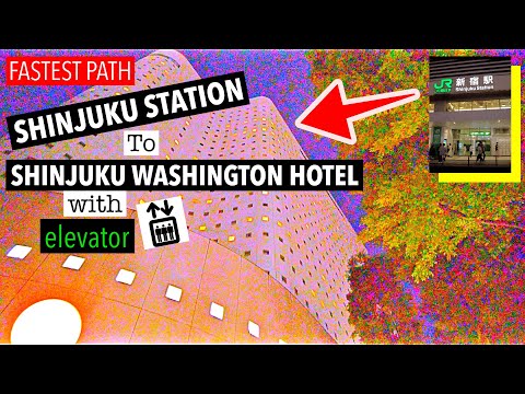 Shinjuku Washington Hotel - from JR Shinjuku Station (from Haneda/Narita Airport)