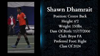 Shawn Dhamrait Highlight Tape