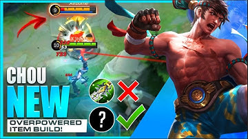 THIS CHOU ITEM IS OVERPOWERED! (MUST TRY) CHOU NEW BUILD | MLBB