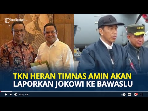TKN Prabowo Gibran Heran TIMNAS AMIN Akan Laporkan Jokowi ke Bawaslu, Apa yang Dilanggar?