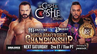 WWE Clash at the Castle 2024 - Match Card Predictions