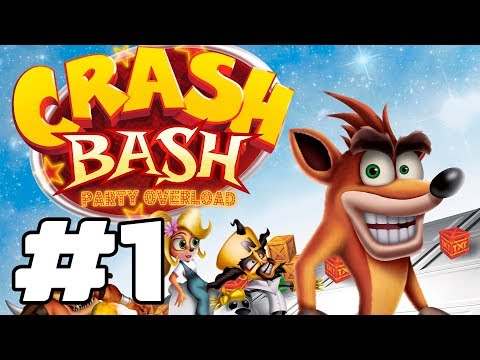 Прохождение Crash Bash (PS) #1 – Crash Ball, Polar Panic, Pogo Painter, Jungle Bash