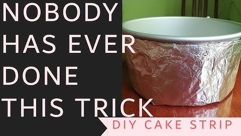 How to Get Flat Cake layer | DIY Cake strip