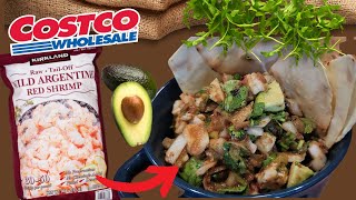 【COSTCO阿根廷野生红虾+牛油果 Salad】健康营养减脂餐！| 简单快手菜，优质蛋白质+优质脂肪， 减重减脂你一定要会做这道菜！！