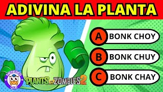 Adivina las Plantas de Plantas vs Zombies 2  | ¿Cuánto Sabes? | Quiz de Videojuegos  Parte 1