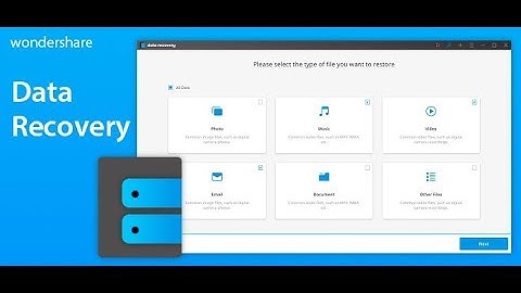 Wondershare Data Recovery Software (Recovery Photo, Video , File etc)