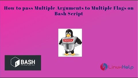 How to Pass Multiple Arguments to Multiple Flags on Bash Script