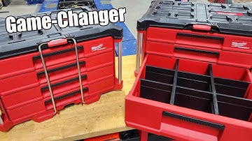 Milwaukee PACKOUT 3-Drawer & 4-Drawer Tool Box Review 48-22-8447 48-22-8444