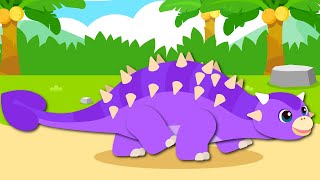 The Armored Dinosaur, Ankylosaurus🦾| Kids Songs & Nursery Rhymes | Dinosaur Songs | Lotty Friends