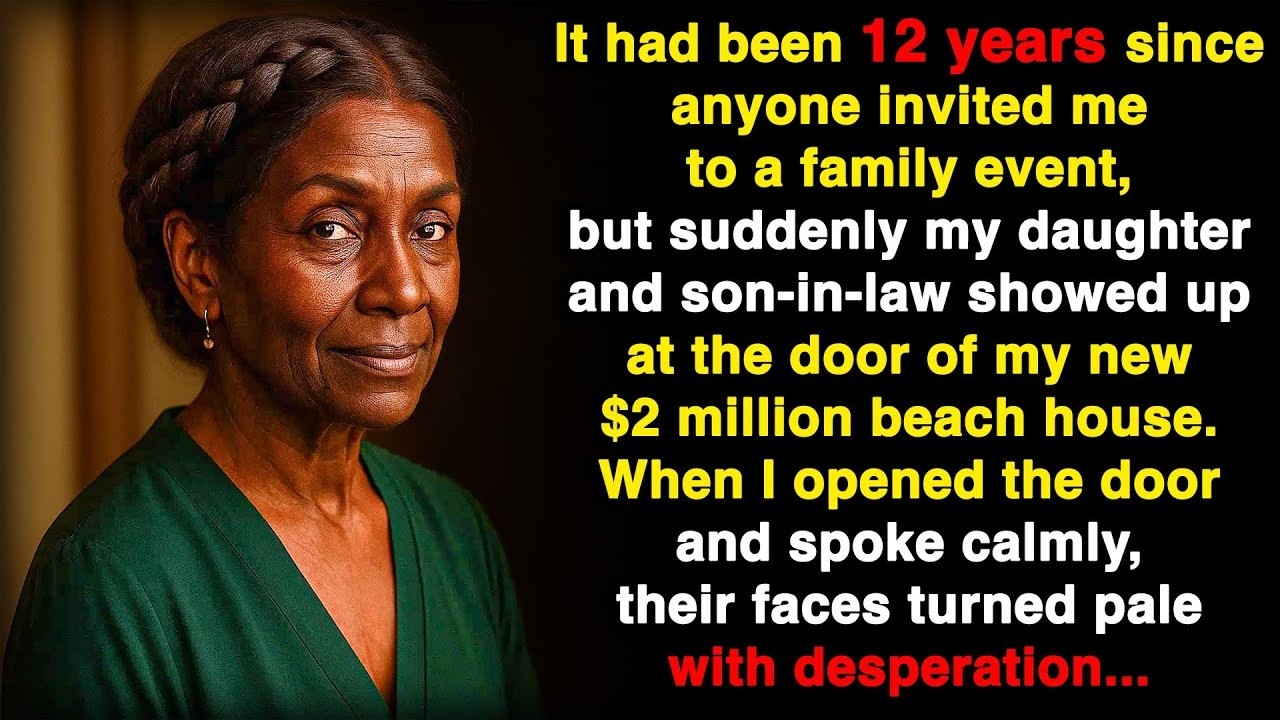 After 12 years without being invited to family events, they suddenly showed up at my luxury house