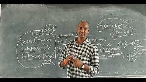 M.com SYLLABUS (CBCS).DDU Gorkhpur University. 1st.First Semester