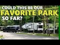 Rock Island State Park Campground, TN - Full hook ups in the trees!!