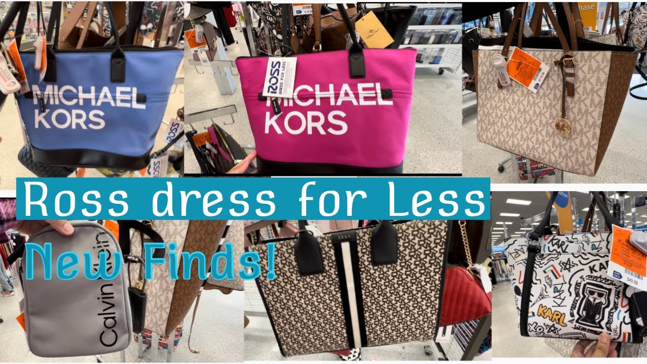 Ross dress for less ? New finds Michael kors ? designer bags for less ?  XavKinah Tv ? - YouTube