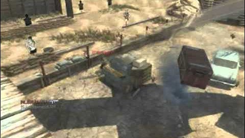 Call Of Duty: Blackops Cross Map Tomahawk Kill