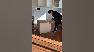 Ikea Cabinet assembly #shorts #shortsvideo #ikeakitchen