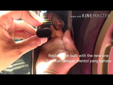 Easy Steps On How To Replace Fog Lamp Bulb / Cara Mudah Ganti Mentol &rsquo;Fog Lamp&rsquo; | Toyota Wish