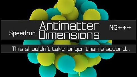 NG+++ and NG^ Eternity Speedrun 4:16