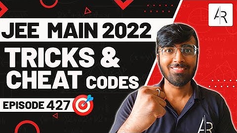 JEE Main 2022: Option Elimination Tricks🔥| Tricks & Cheat Codes #427 [ COMBO Course In Description ]