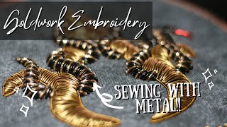 The ULTIMATE Guide to getting started with GOLDWORK EMBROIDERY  Tutorial