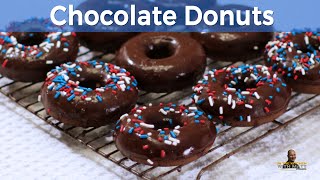 How to make chocolate doughnuts | easy cake donuts recipe