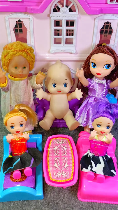 Satisfying with Unboxing Cute Pink Barbie Doll House Playset ASMR | Review Toys #dollhouse #unboxing