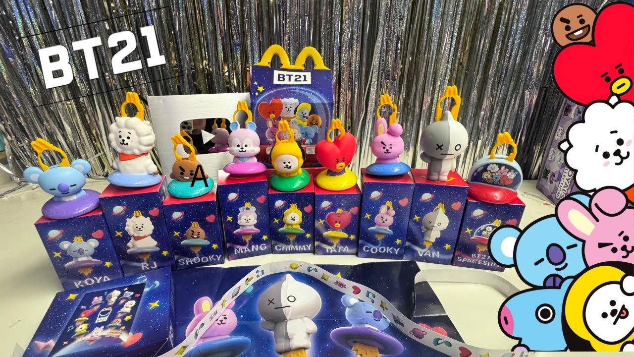 McDonalds x BT21 Collab! 🎶🪐✨❤️All 10 Inspired Galaxy