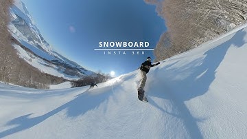 SNOWBOARD insta360 one x2