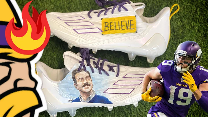 Thielen Has Some SICK Custom Ted Lasso Cleats from Mache for the London Game