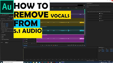 Adobe Audition Tutorial | How to Remove Vocals From 5.1 Audio | Adobe Audition Vocal Removal